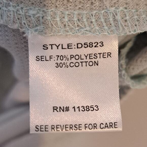 Sugar Lips One Shoulder MIdi Dress Large Light Sage NWT 30% Cotton. Minimalist.. - Picture 10 of 10